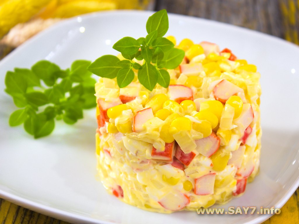 Салат со свининой и кукурузой — рецепты | Дзен