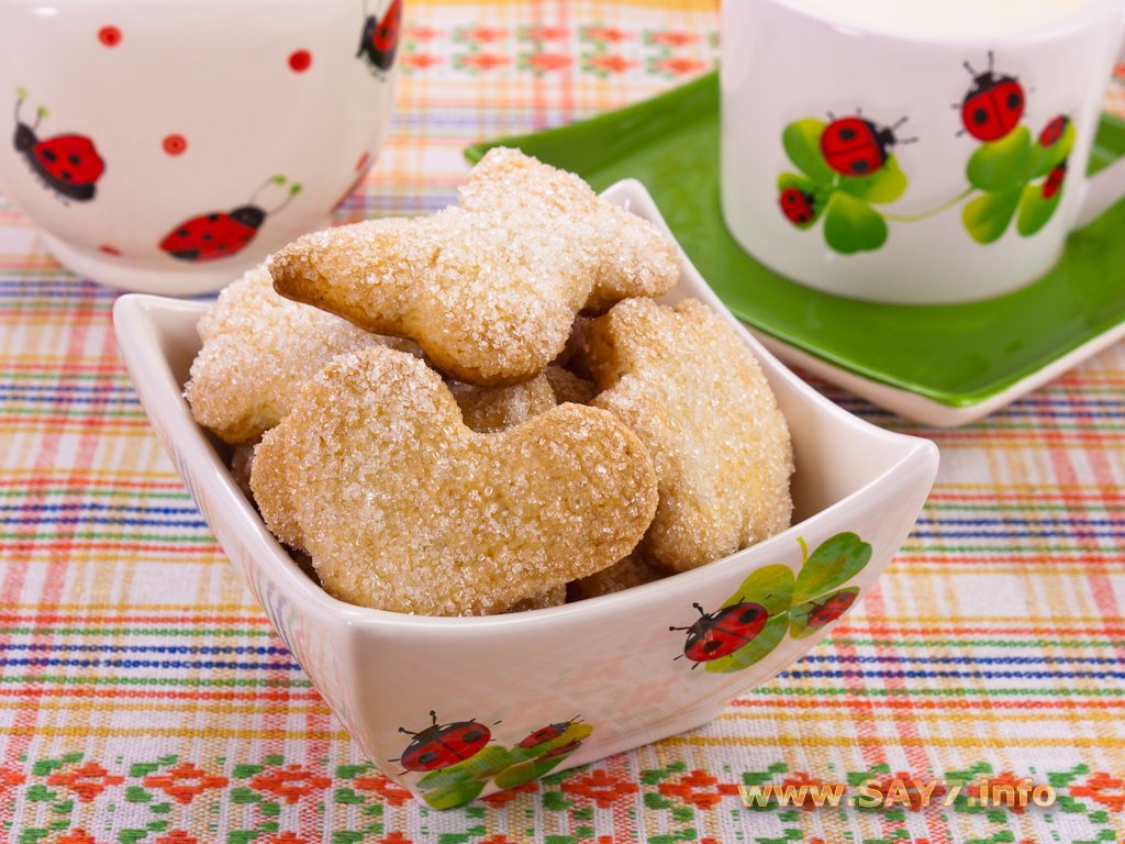 Печенье сахарное рецепт в домашних