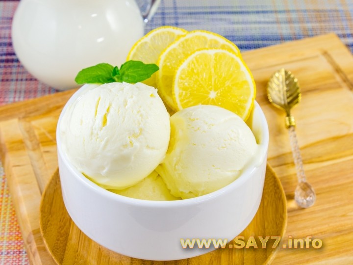 Мороженое Лимонное